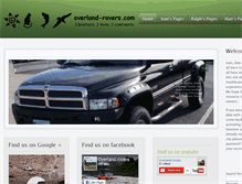 Tablet Screenshot of overland-rovers.com
